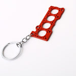 4 Cylinder Engine Head Gasket Keychain