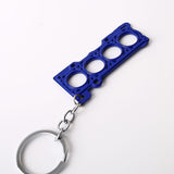 4 Cylinder Engine Head Gasket Keychain