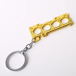 4 Cylinder Engine Head Gasket Keychain