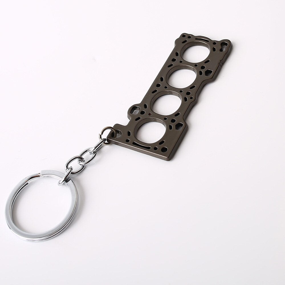 4 Cylinder Engine Head Gasket Keychain - Top JDM Store