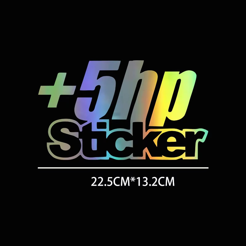 Sticker Add 5 Hp +5HP Sticker Decal – Top JDM Store
