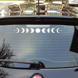Moon Phases Spectrum Windshield Sticker
