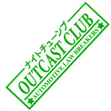 OUTCAST CLUB Kanji Sticker Decal
