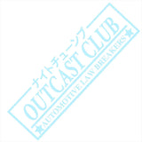 OUTCAST CLUB Kanji Sticker Decal