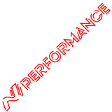 N-PERFORMANCE Silhouette Letters Windshield Sticker
