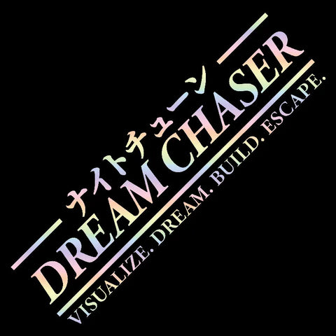 DREAM CHASER Kanji Windshield Sticker Banner