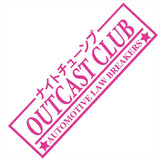 OUTCAST CLUB Kanji Sticker Decal
