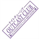 OUTCAST CLUB Kanji Sticker Decal