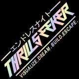 THRILL SEEKER Kanji Windshield Banner Sticker