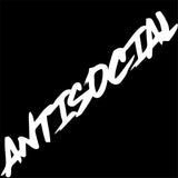 ANTISOCIAL Scribble Windshield Banner Sticker