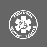 EMOTIONAL SUPPORT VEHICLE Car Sticker Decal