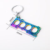 4 Cylinder Engine Head Gasket Keychain