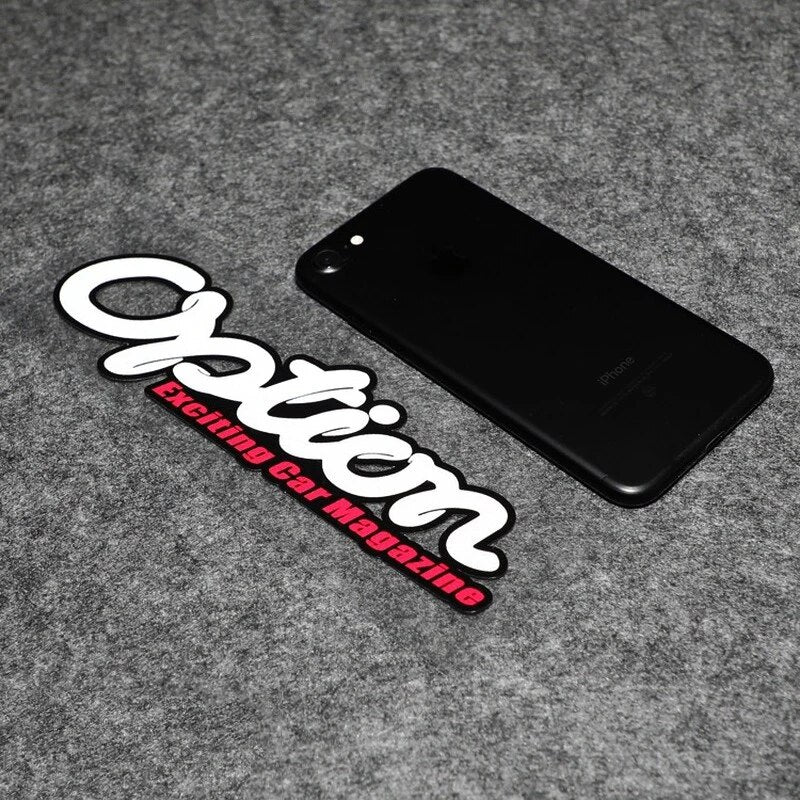 Option Car Magazine Sticker - Top JDM Store