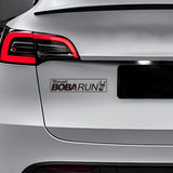 Midnight BOBA RUN Car Sticker Decal