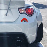 JDM Crimson Sky Mountain Sticker Decal