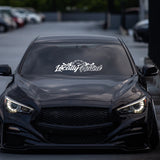 Locally Hated  Car Windshield Sticker Decal