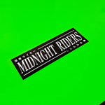 Midnight Driving Drifters Riders Squad Decals Stickers