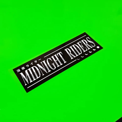 Midnight Driving Drifters Riders Squad Decals Stickers - Top JDM Store