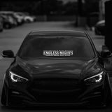 ENDLESS NIGHTS Car Tuner Sticker Decal