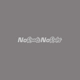 No Roads, No Rules Car Sticker Decal