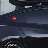 Drive Tastefully Cursive Car Sticker Decal