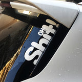 Dare To Be Different Car Windscreen Sticker – JDM Drift DUB Style Decal, 550mm, Glossy White