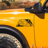 Sea to Sky Ocean Mountain Adventure Sticker Decal