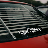 Royal Stance JDM Car Sticker