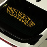 BAD LUCK CLUB Degen Car Sticker Decal