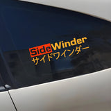 SideWinder Initial D Drifting Sticker