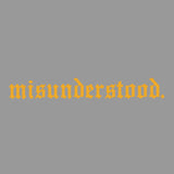 misunderstood. Windshield Decal Sticker