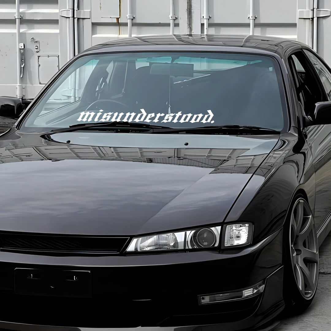 Misunderstood Sticker misunderstood. Windshield Decal Sticker – Top JDM Store