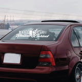 Blessed & Cursed Kanji JDM Windshield Sticker