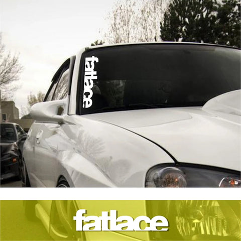 fatlace Car Windshield Decal Sticker