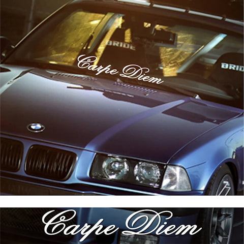 Carpe Diem 2 Car Windshield Decal Sticker