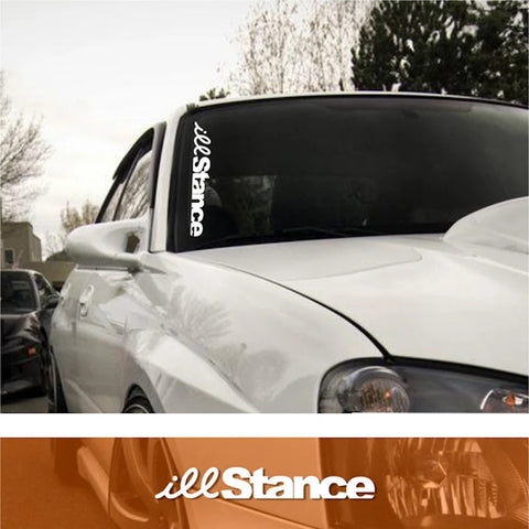 illStance Car Windshield Decal Sticker