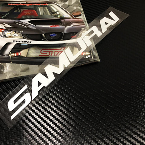 SAMURAI Car Lip Bumper Sticker Decal