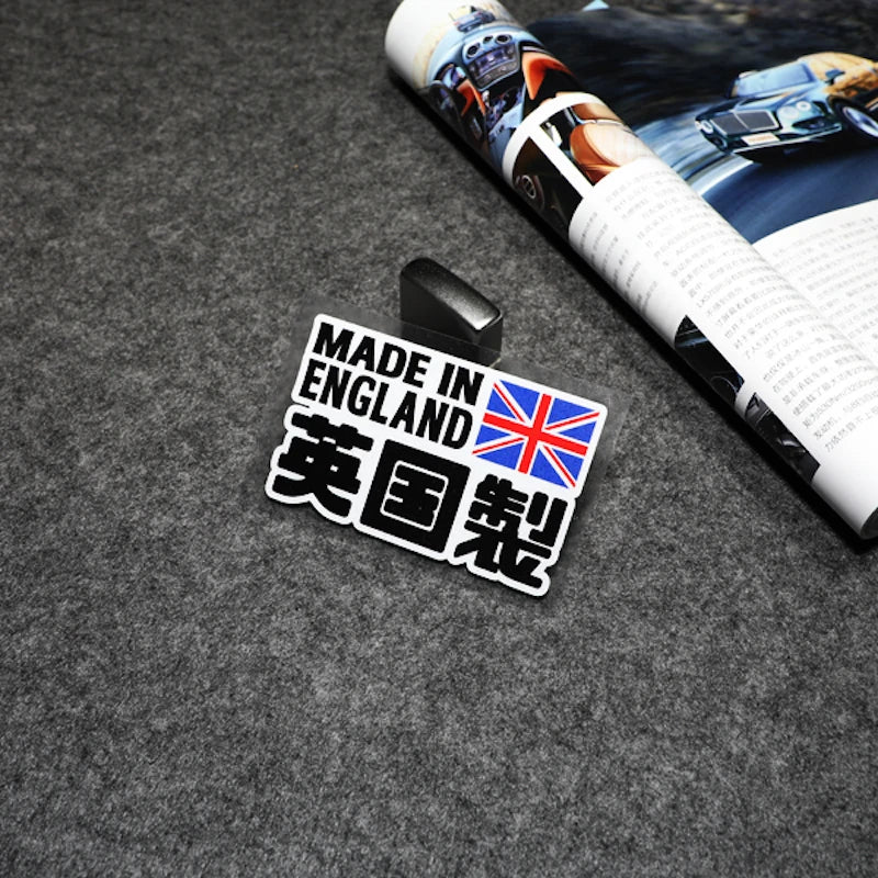 Rh Made In England Sticker MADE IN ENGLAND Sticker Decal - Top JDM Store