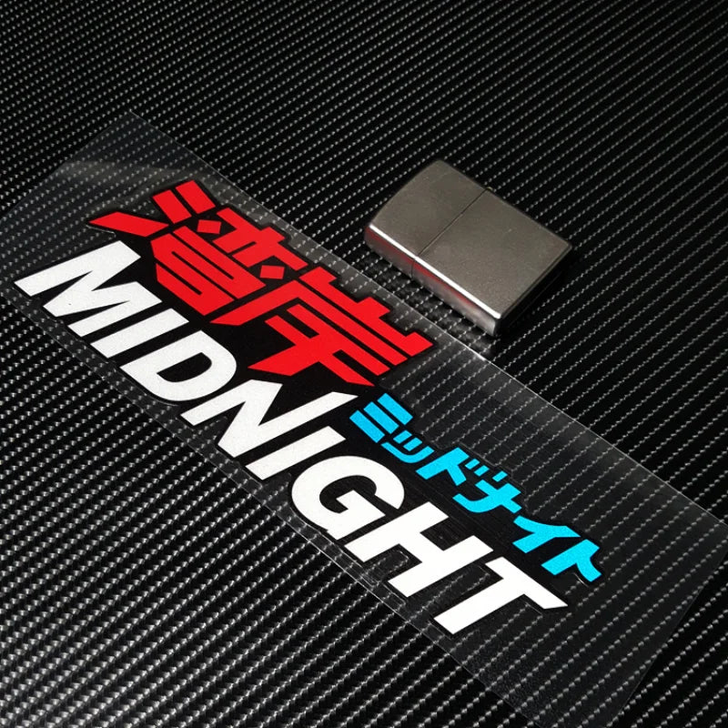 MIDNIGHT Car Club Sticker Decal - Top JDM Store