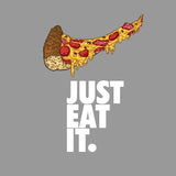 JUST EAT IT. Pizza Slice Sticker Decal