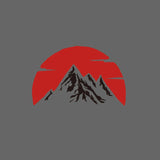 JDM Crimson Sky Mountain Sticker Decal