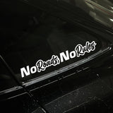 No Roads, No Rules Car Sticker Decal