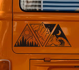 Sea to Sky Ocean Mountain Adventure Sticker Decal