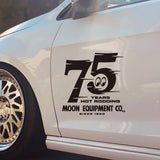 MOON 75th Anniversary Hot Rodding JDM Car Sticker