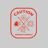 CAUTION APPROACH CAREFULLY Sticker Decal