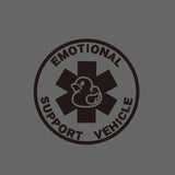 EMOTIONAL SUPPORT VEHICLE Car Sticker Decal
