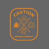 CAUTION APPROACH CAREFULLY Sticker Decal