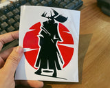 Samurai Spirit Silhouette Decal Sticker