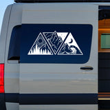 Sea to Sky Ocean Mountain Adventure Sticker Decal