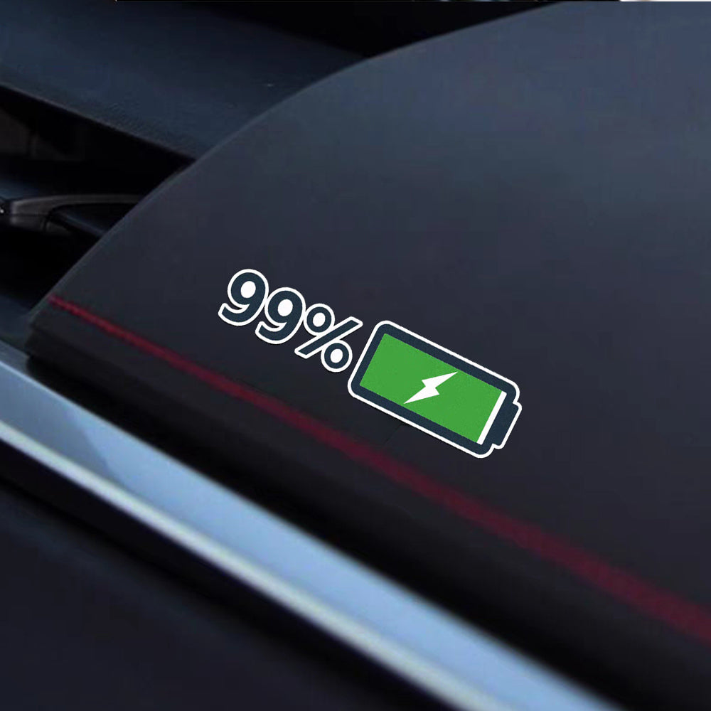 Battery Charging Sticker Decal - Top JDM Store